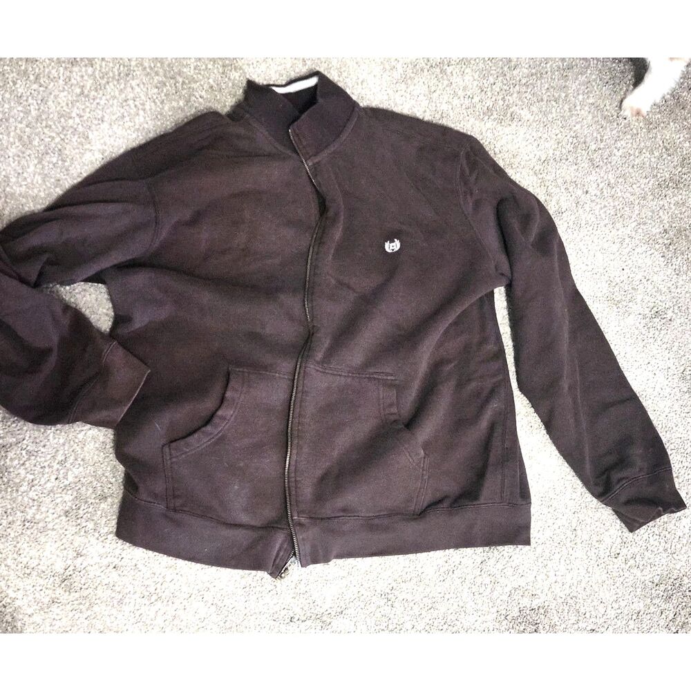 Men's CHAPS Sueded Fleece Zip Jacket XXL